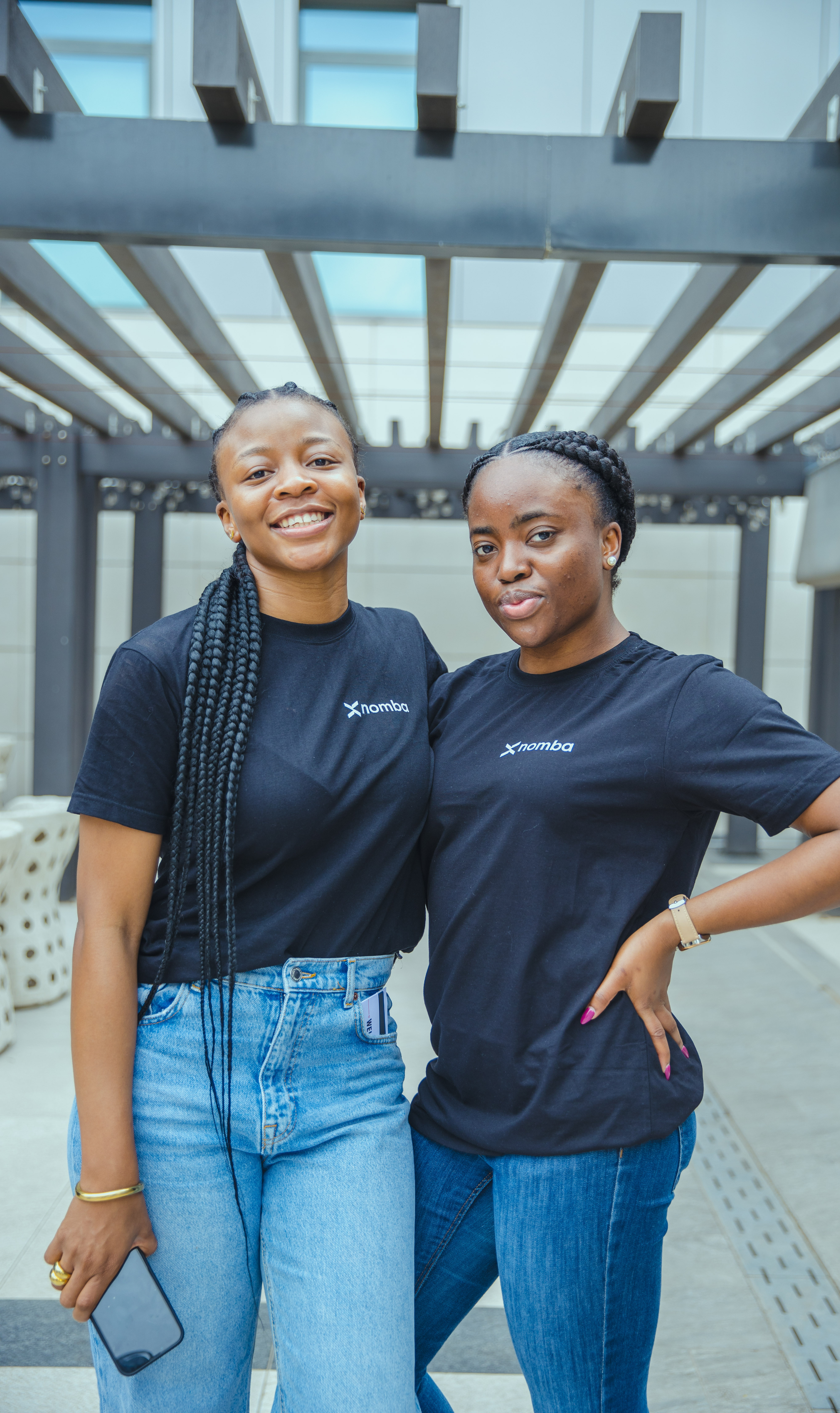 Two Smiling Ladies